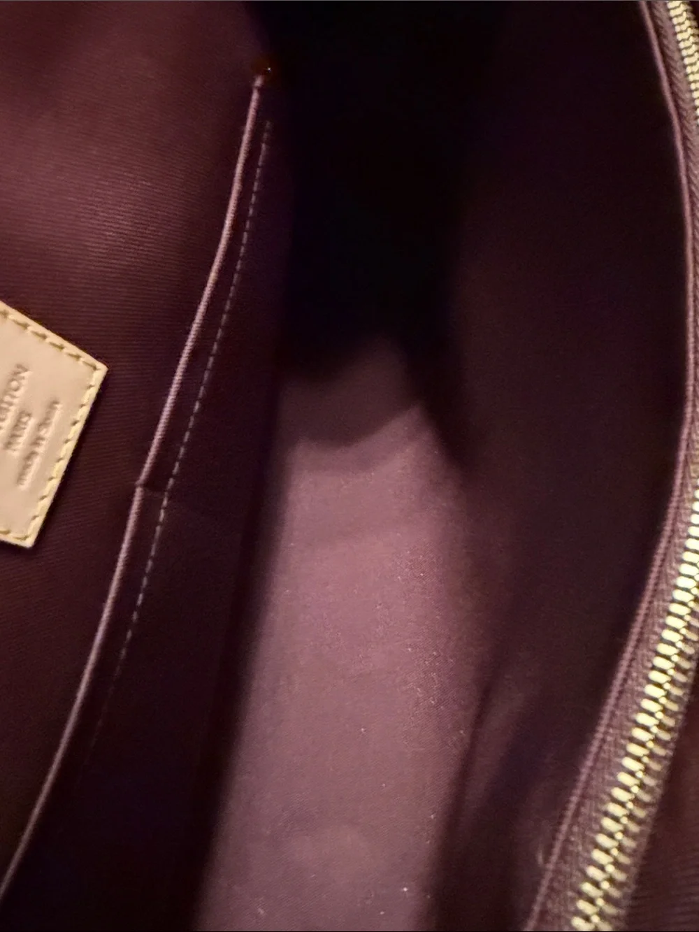 Louis Vuitton Monogram Top Handle Satchel in Brown and Gold